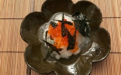 Daikon râpé aux œufs de saumon