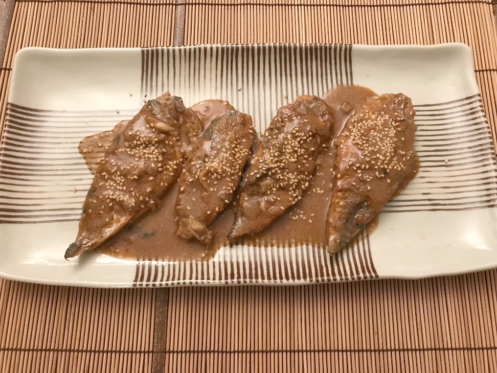 Filets de maquereau sauce sésame Recettes japonaises Genkicooking