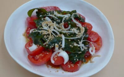 Salade de tomate au Wakamé