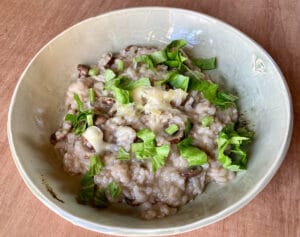 Risotto aux champignons Dashi-Miso